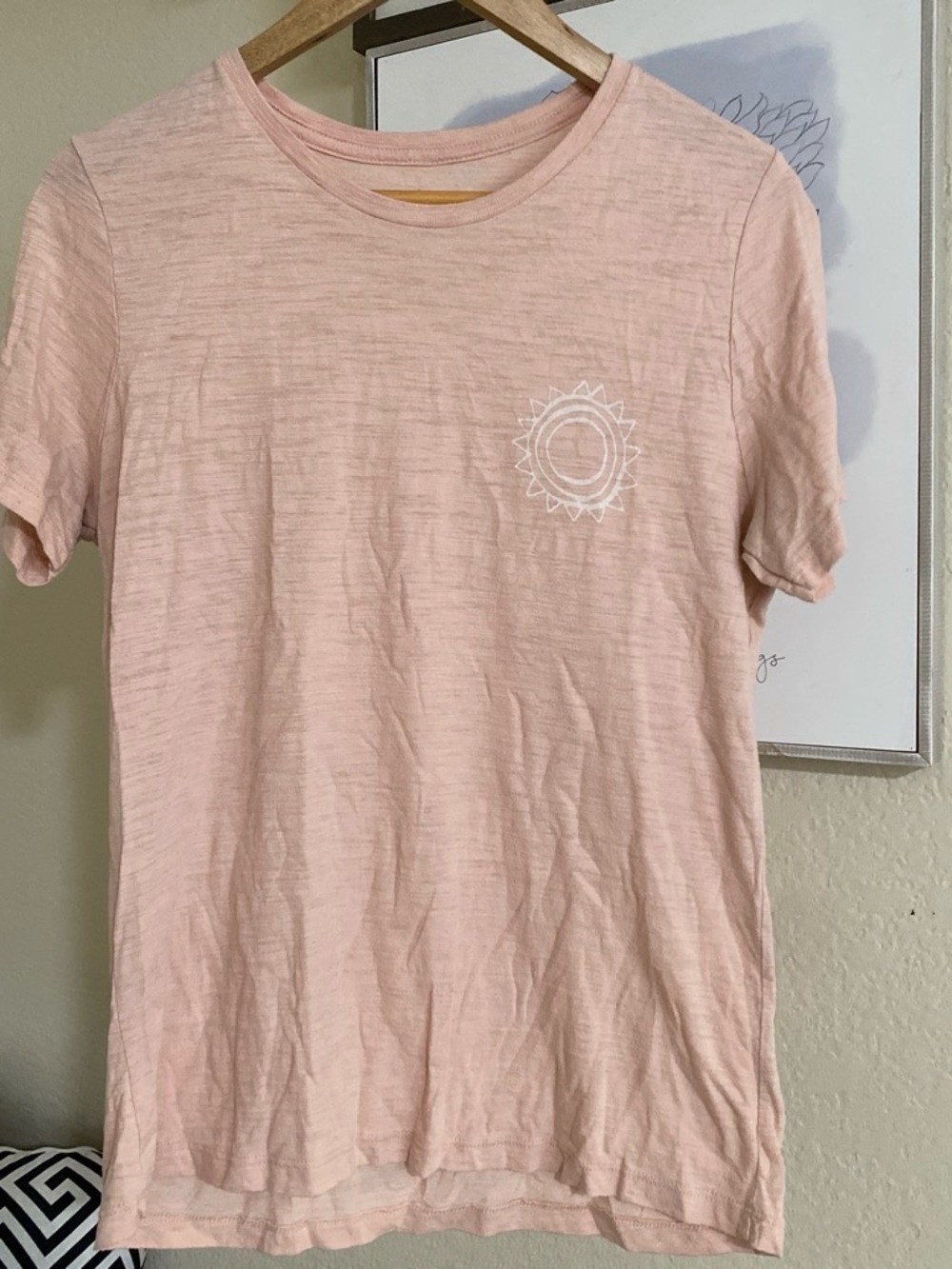Women's Short Sleeve Pink Graphic Tee